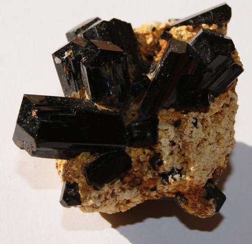 Tourmaline crystal cluster